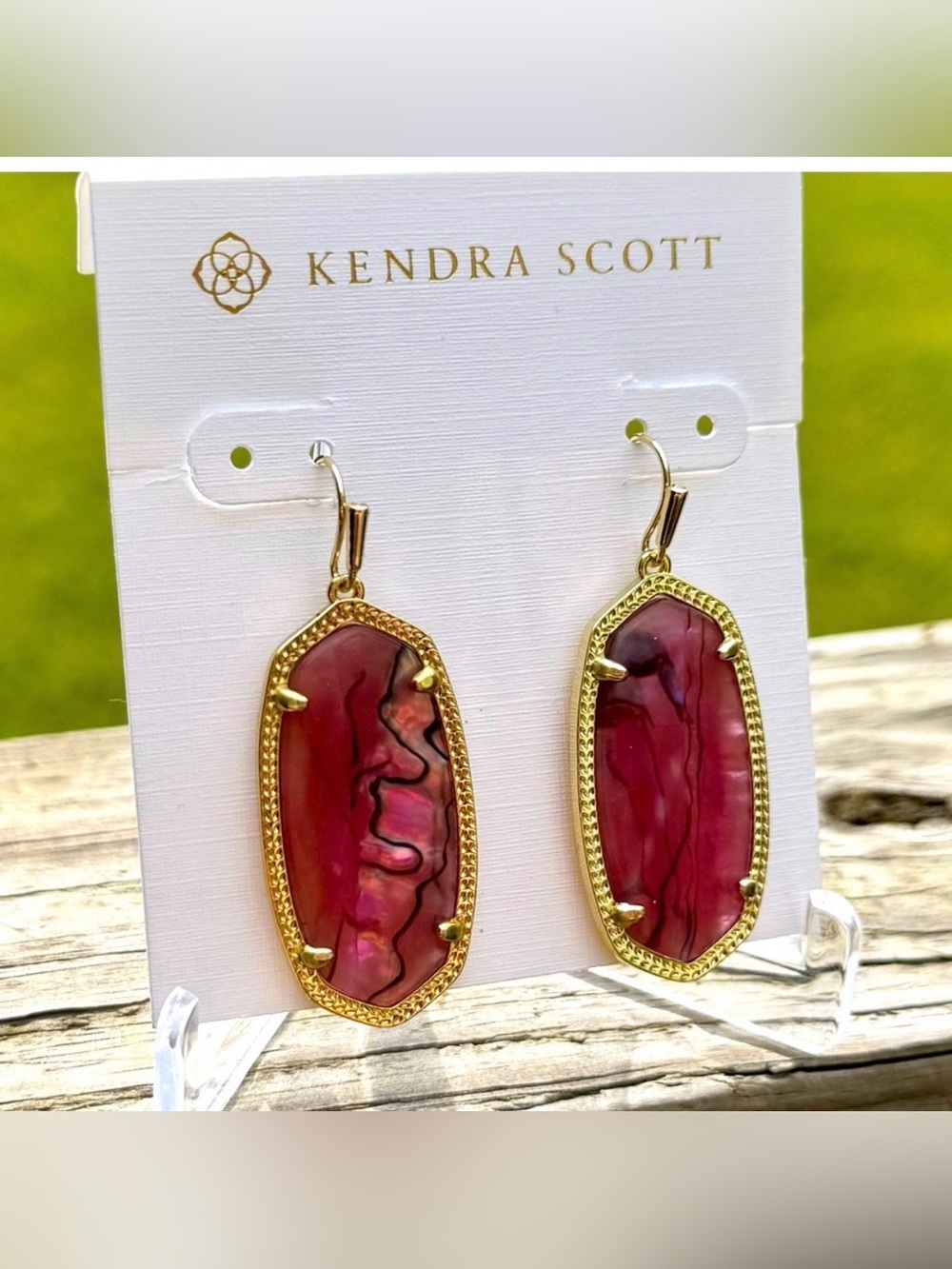 Kendra Scott Elle Drop Earrings in Azalea Illusion - Picture 3 of 9